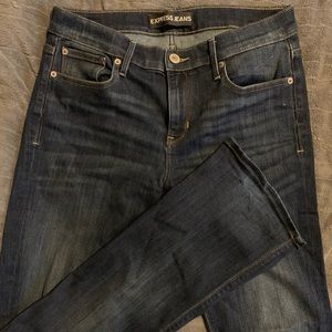 Express Barely Boot Mid Rise Jeans Size 8R